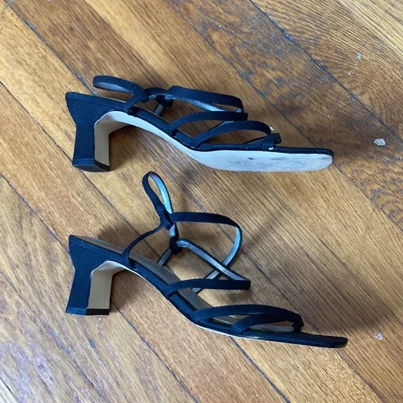 Vintage Jacqueline Ferrar Strappy Dress Shoes Size 7 1/2 - Picture 2 of 4